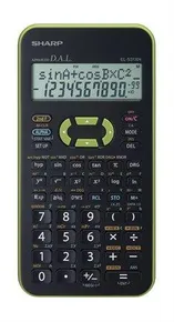 Wissenschaftlicher Taschenrechner, grün, 272 Funktionen, SHARP