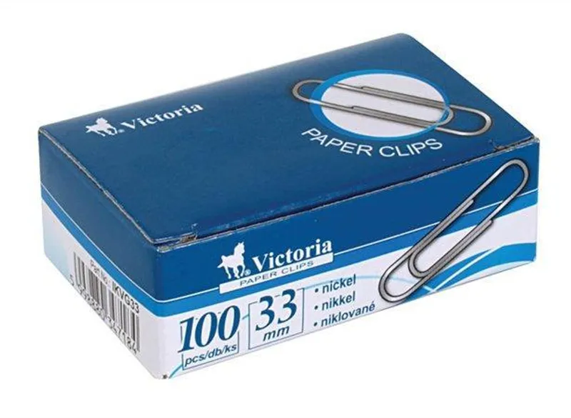 Hauptbild des Produkts Kancelářské sponky, 33 mm, VICTORIA