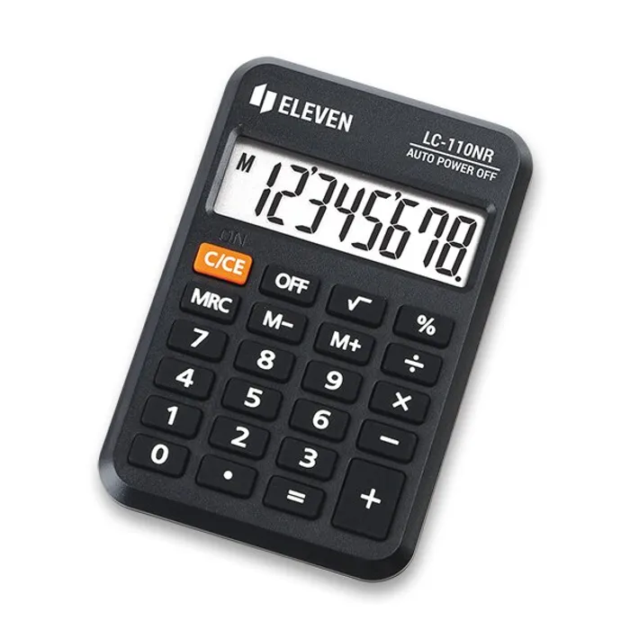 Hauptbild des Produkts Kapesní kalkulátor Eleven LC-110NR