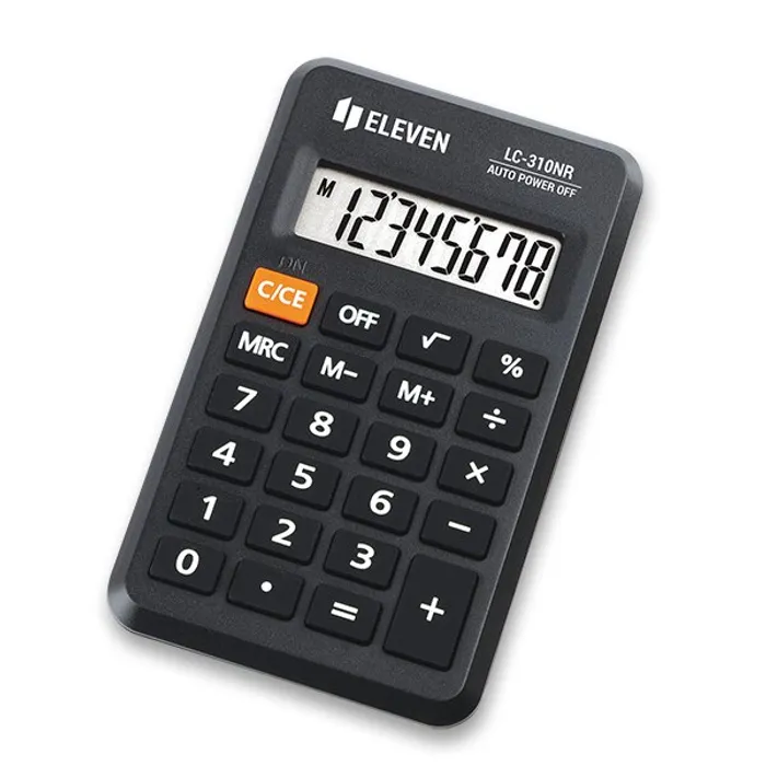 Hauptbild des Produkts Kapesní kalkulátor Eleven LC-310NR