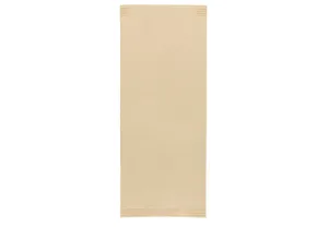Bestecktasche Champagner mit weißer Serviette [125 Stück]