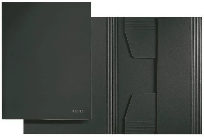 Hauptbild des Produkts Kartonové desky na spisy, 3 chlopně, A4, LEITZ, černé