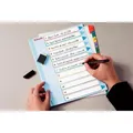 Esselte Mylar-Kartonregister mit wiederbeschreibbarem Deckblatt, A4 Maxi, gemischte Farben