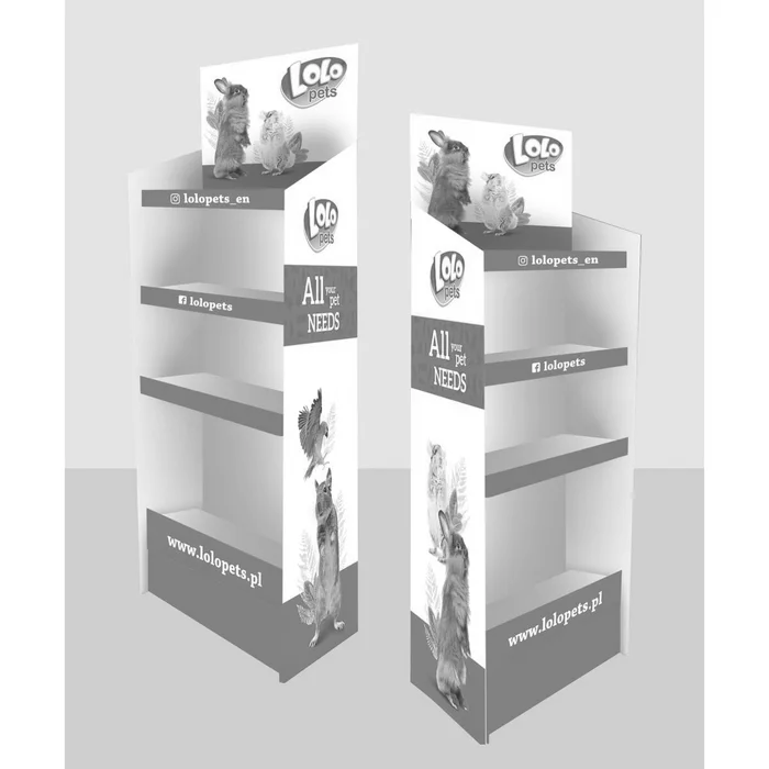 Hauptbild des Produkts Kartonový stojan LOLO PETS (4 poličky)