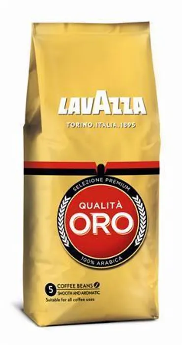 Hauptbild des Produkts Káva, pražená, zrnková, vakuově balená, 250 g, LAVAZZA "Qualitá oro"