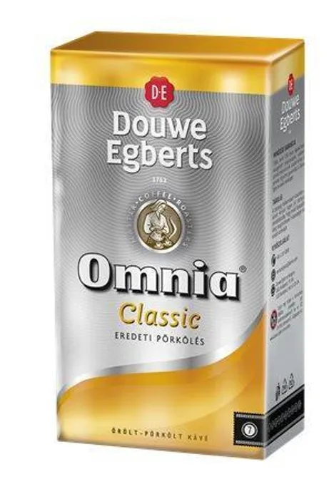 Hauptbild des Produkts Káva zrnková, mlétá, pražená, vakuově balená, 1 000g, DOUWE EGBERTS "Omnia"