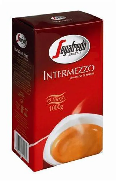 Hauptbild des Produkts Káva zrnková, pražená, vakuově balené, 1000 g, SEGAFREDO "Intermezzo"