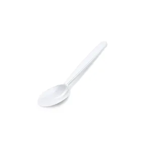 Kaffeelöffel (PP) wiederverwendbar weiß 13cm [50 St.]