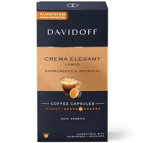 Kaffeekapseln "Crema Elegant Lungo", 10 Stück, DAVIDOFF 522672
