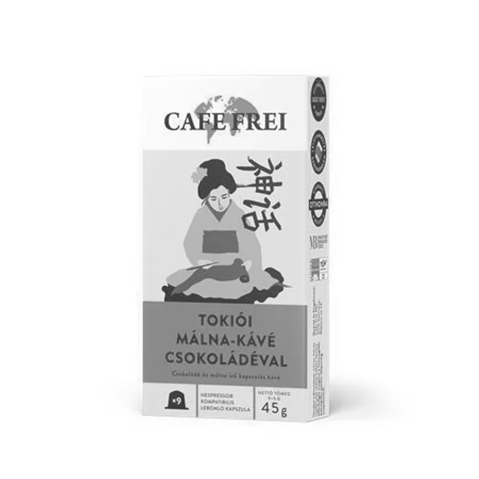 Hauptbild des Produkts Kávové kapsle "Tokio" čokláda-malina, 9ks, CAFE FREI