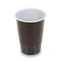 Kaffeebecher (PP) braun/weiß durchmesser 70mm 180ml [100 St.]