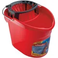 Weiteres Produktbild Eimer mit Auspresskorb, VILEDA Supermop, rot