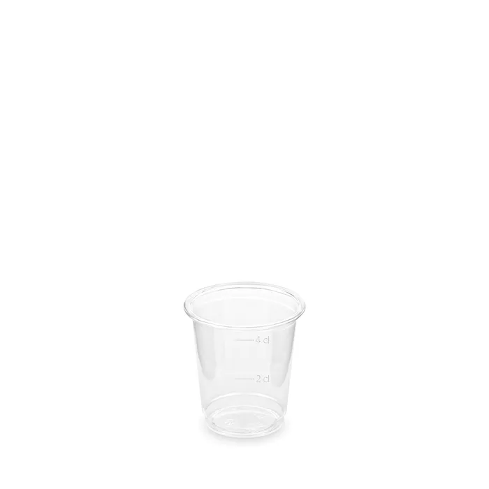 Hauptbild des Produkts Kelímek čirý PET 2 cl / 4 cl [40 ks]
