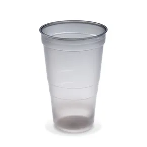 Mehrwegbecher (PP) Reware Cheers rauch-grau transparent durchmesser 95mm 0,5L [25 St.]