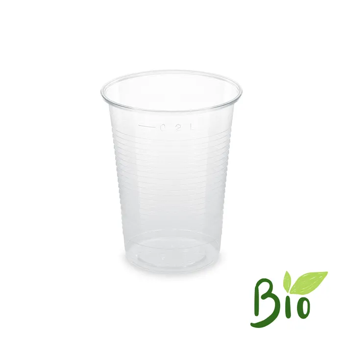 Hauptbild des Produkts Kelímek průhledný 0,2 l (PLA) -BIO- (průměr 70 mm) [100 ks]