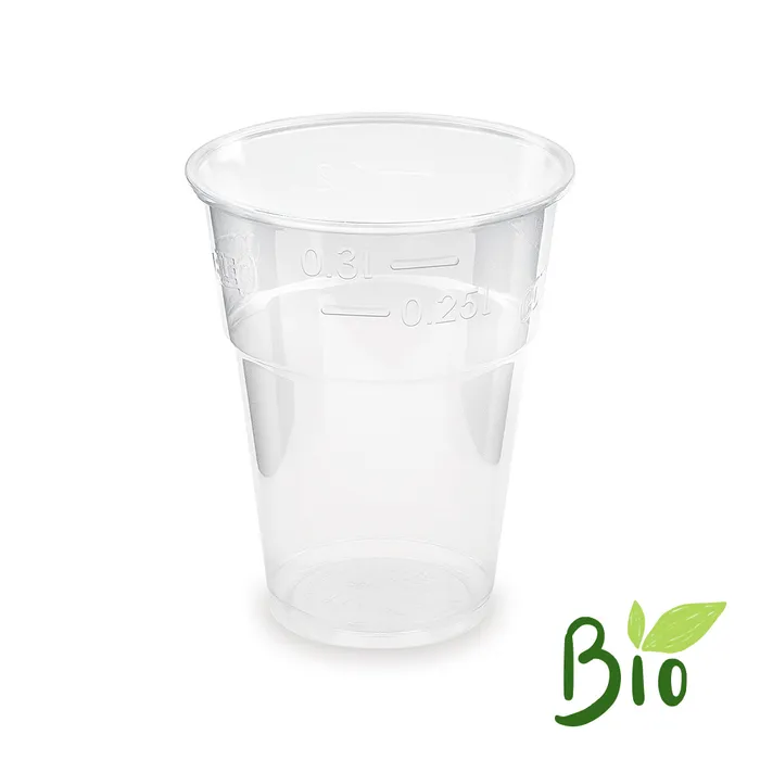 Hauptbild des Produkts Kelímek průhledný 0,3 l (PLA) -BIO- (průměr 84 mm) [50 ks]