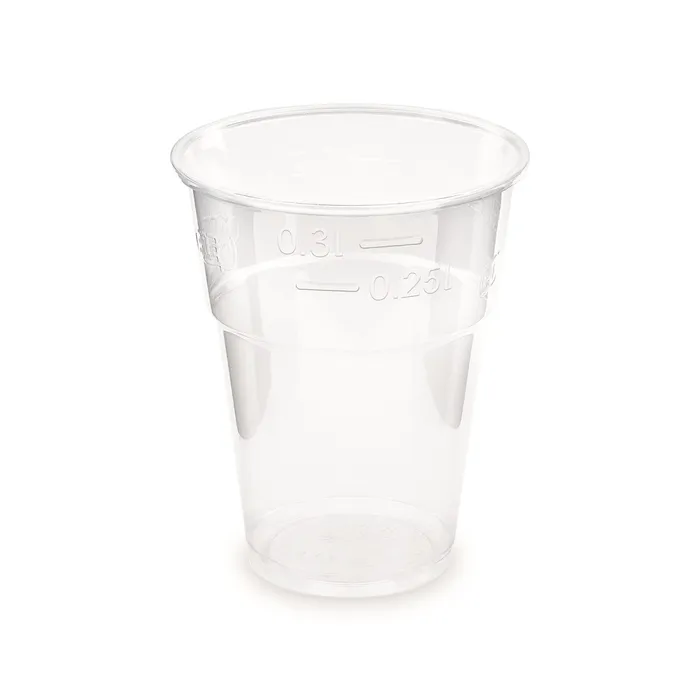 Hauptbild des Produkts Kelímek průhledný 0,3 l (PLA) -BIO- (průměr 85 mm) [10 ks]