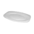 Party-Platte (XPS) oval weiß 55 x 36 cm [10 St.]