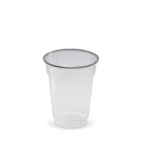 Becher (PET) glasklar durchmesser 78mm 0,2L [50 St.]