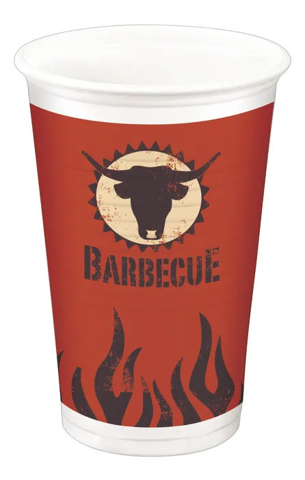 Hauptbild des Produkts Kelímky bílé 0,2 l BARBECUE [10 ks]