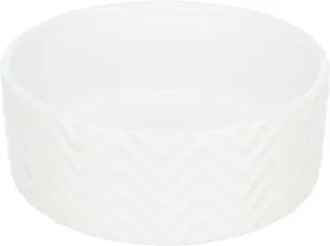 Keramikschale 0,4 l/o 13 cm, gewellt, weiß