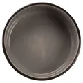 Keramikschale - braun/dunkelgrau + Pfotenmotiv 0,8 l/ o 16 cm