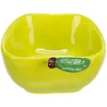Keramikschale APPLE (Meerschweinchen, Kaninchen), 180 ml/ 12 x 11 cm, grün