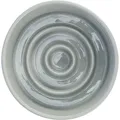Keramiknapf zum langsamen Füttern, Kreise, graublau 0,45 l/ o 14 cm