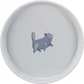 Weiteres Produktbild Keramiknapf für Katzen, niedrig und breit, 0,6 l/o 23 cm, grau