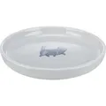 Weiteres Produktbild Keramiknapf für Katzen, niedrig und breit, 0,6 l/o 23 cm, grau