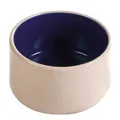 Weiteres Produktbild Keramikschale mit Glasur 100 ml/7 cm – beige/blau TRIXIE