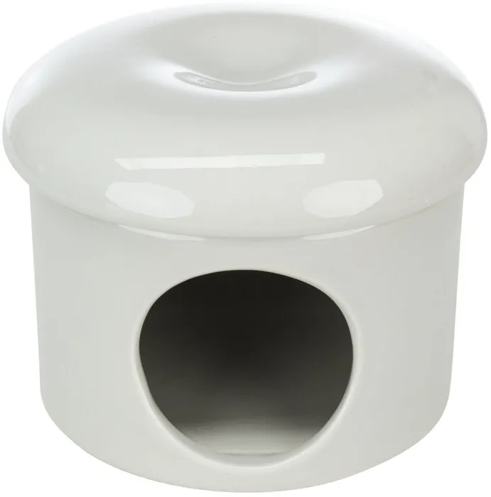Hauptbild des Produkts Keramický domek, 1 vchod, odnímatelná stříška, o 16 × 12 cm, tmavošedá