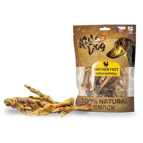 KIDDOG 100% Natural Snack, Hühnerkrallen "L", 250 g (23-24 Stück)