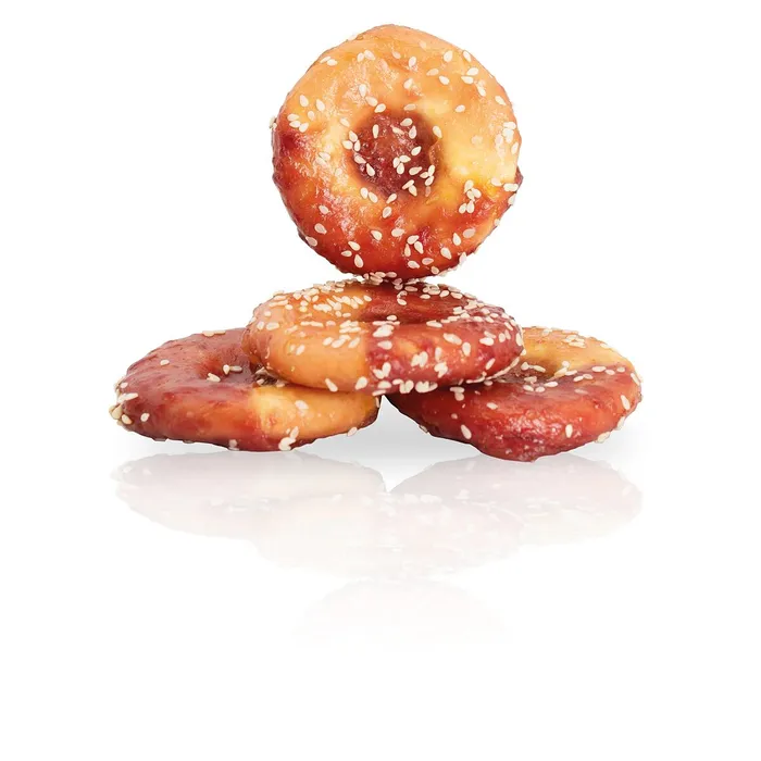 Hauptbild des Produkts KIDDOG BUFFET jehněčí a kuřecí bagel o 7,5 cm/ 34-36 g [1ks]