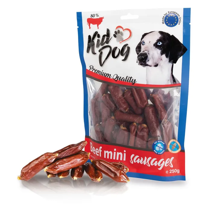 Hauptbild des Produkts KIDDOG hovězí mini klobásky 250 g