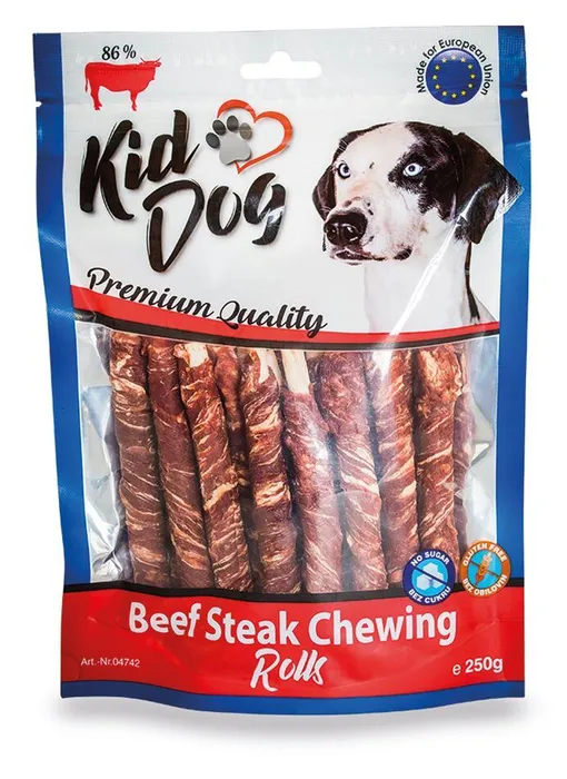 Hauptbild des Produkts KIDDOG hovězí steak na buvolí tyčince - 8 mm/12 cm 250 g