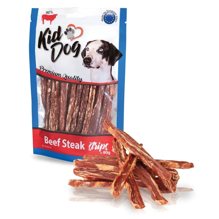 Hauptbild des Produkts KIDDOG hovězí steak v proužku 80 g