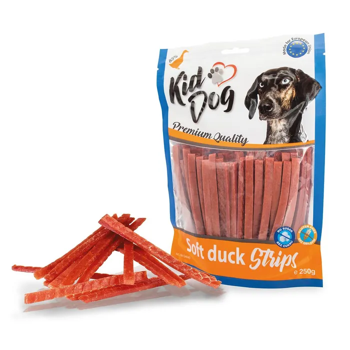 Hauptbild des Produkts KIDDOG kachní proužek, měkké masíčko 250 g