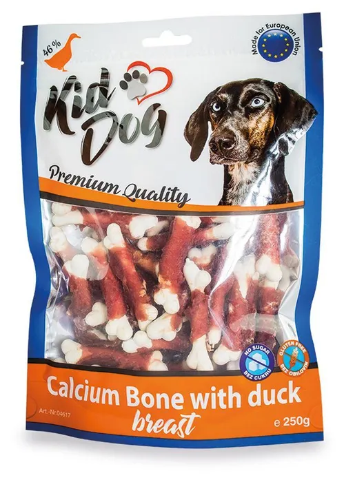Hauptbild des Produkts KIDDOG kachní prsa na kalciové kostičce 250 g