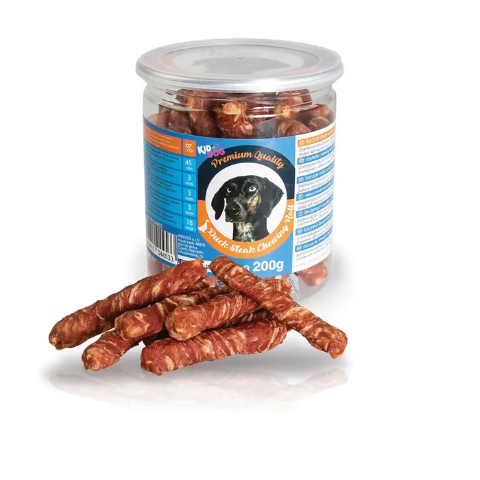 Hauptbild des Produkts KIDDOG kachní steak na buvolí tyčince - PREMIUM QUALITY 200 g dóza