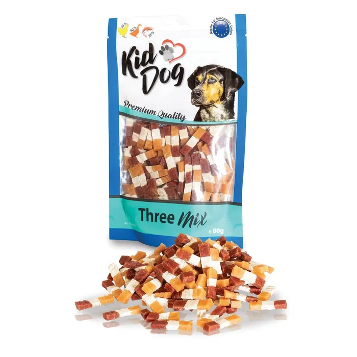 Hauptbild des Produkts KIDDOG kuřecí a kachní masíčko s treskou 80 g