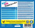 KIDDOG Hähnchenbrust (Lollipop) am Büffelstick 500 g