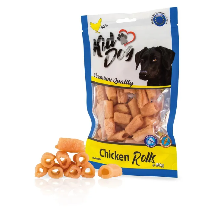 Hauptbild des Produkts KIDDOG kuřecí trubičky řezané 80 g