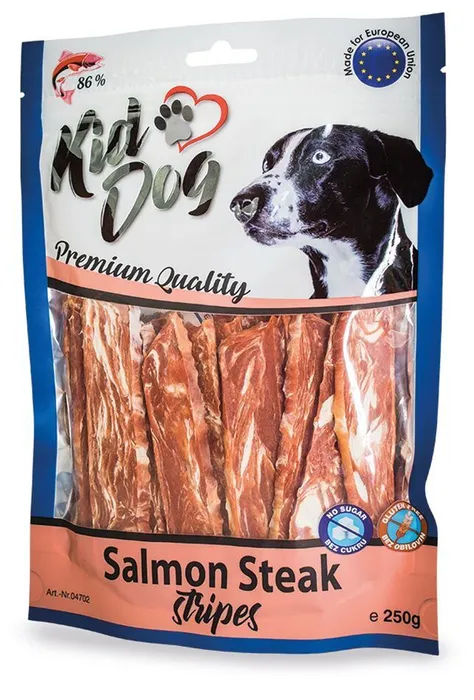 Hauptbild des Produkts KIDDOG lososový steak v proužku 250 g