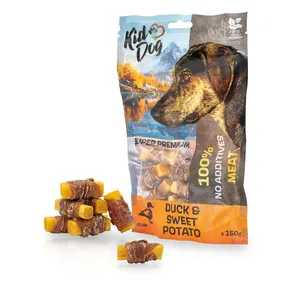 KIDDOG SUPER PREMIUM 100% Entenfleisch auf Süßkartoffel ohne Zusatzstoffe 150 g