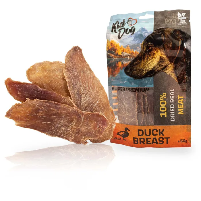 Hauptbild des Produkts KIDDOG SUPER PREMIUM 100% kachní prsa, tenké plátky 50 g