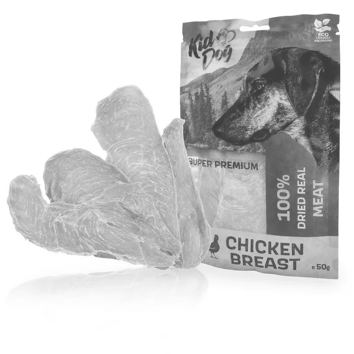 Hauptbild des Produkts KIDDOG SUPER PREMIUM 100% kuřecí prsa, tenké plátky 50 g
