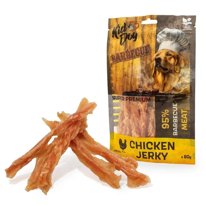 Hauptbild des Produkts KIDDOG SUPER PREMIUM kuřecí prsa Barbecue, kroucené proužky 80 g