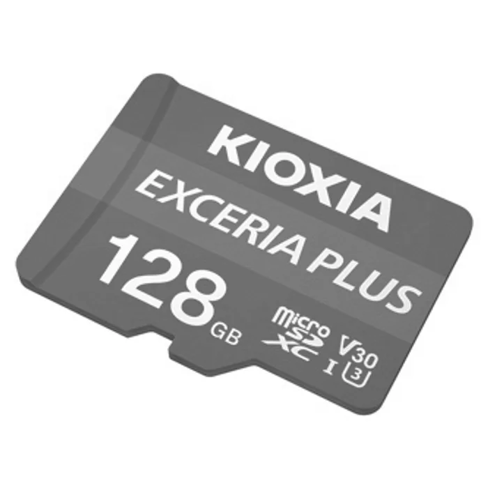 Hauptbild des Produkts Kioxia Paměťová karta Exceria Plus (M303), 128GB, microSDXC, LMPL1M128GG2, UHS-I U3 (Clas