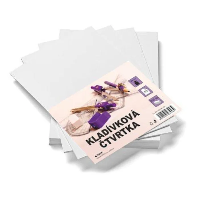 Hauptbild des Produkts Kladívková čtvrtka A3/200/250g - bílá